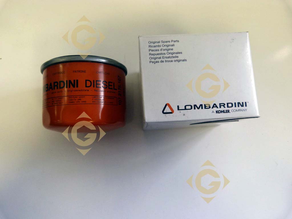 Oil Filter Cartridge 2175107 engine LOMBARDINI LDW 1003 GDN INDUSTRIES
