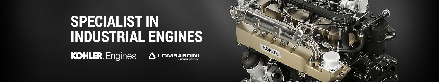 Specialist in industrial engines Kohler Engines and Lombardini