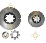 Prédisposition de pompe SAE C centrage ø127, Arbre 23 dents 16/32 A5000002 TECNOMOTOR