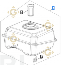 Spare parts Tank k1706579s For Engines KOHLER, by marks KOHLER