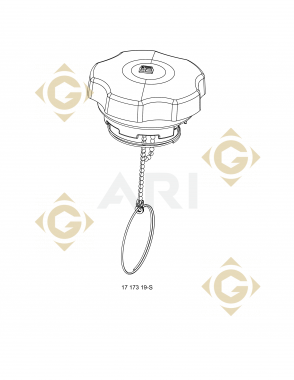 Spare parts Oil Level Cap k1717349s For Engines KOHLER, by marks KOHLER