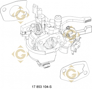 Spare parts Carburator k17853104s For Engines KOHLER, by marks KOHLER