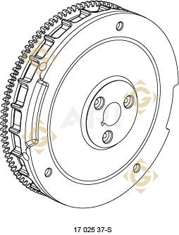 Spare parts Flywheel k1702537s For Engines KOHLER, by marks KOHLER