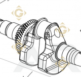 Spare parts CrankShaft k17014207s