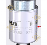 Soporte filtro gasoil completo Kohler KDI 1903,2504