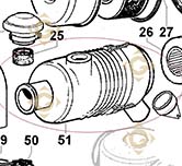 Complete Air Cleaner 3700456 engines LOMBARDINI