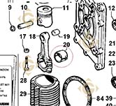 Connecting Rod Bearing -0,5 1640084 engines LOMBARDINI