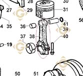 Spare parts Connecting Rod 1526270