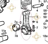 Spare parts Connecting Rod Std 1526155