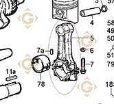 Spare parts Connecting Rod 1526020