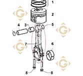 Spare parts Connecting Rod 1526343