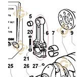 Spare parts Connecting Rod 1526111