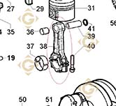 Spare parts Connecting Rod 1526105