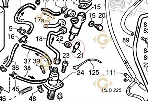 Spare parts Injector 6531435 For Engines LOMBARDINI, by marks LOMBARDINI