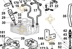 Spare parts Injector 6531426 For Engines LOMBARDINI, by marks LOMBARDINI