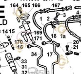 Spare parts Injector 6531507