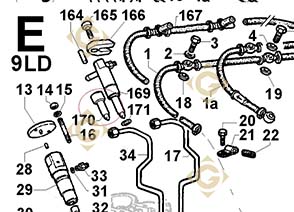 Spare parts Injector 6531507 For Engines LOMBARDINI, by marks LOMBARDINI