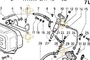 Spare parts Injector 6531265 For Engines LOMBARDINI, by marks LOMBARDINI