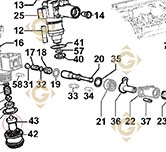 Spare parts Injector 4896040