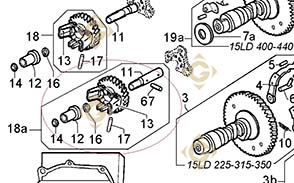 Spare parts Regulator Group 4896435 For Engines LOMBARDINI, by marks LOMBARDINI