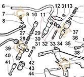 Groupe porte-injecteur 4896249 moteurs Lombardini