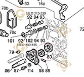 Spare parts Oil Pump 6605090