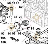 Spare parts Oil Pump 6605062