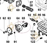 Spare parts Oil Pump 6605037