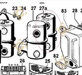 Exhaust 5460522 engines LOMBARDINI