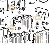 Spare parts Exhaust 5460601
