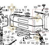 Tank 8103021 engines LOMBARDINI