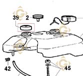 Tank Cap 9043086 engines LOMBARDINI