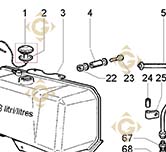 Tank Cap 9043037 engines LOMBARDINI