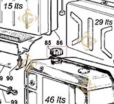 Tank Cap 9043066 engines LOMBARDINI