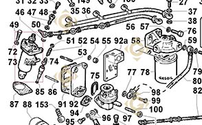 Spare parts Injector Pump 6590372 For Engines LOMBARDINI, by marks LOMBARDINI