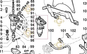 Spare parts Injector Pump 6590263 For Engines LOMBARDINI, by marks LOMBARDINI