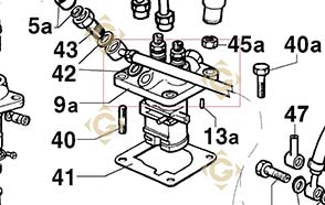 Spare parts Injector Pump 6590439 For Engines LOMBARDINI, by marks LOMBARDINI