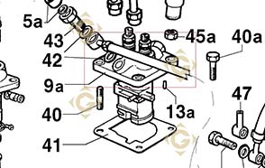 Spare parts Injector Pump 6590468 For Engines LOMBARDINI, by marks LOMBARDINI