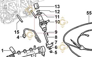 Spare parts Injector Pump 6590438 For Engines LOMBARDINI, by marks LOMBARDINI