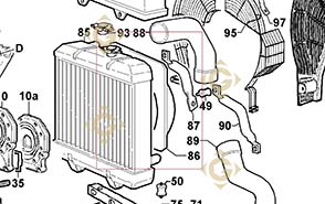 Spare parts Shroud 2569653 For Engines LOMBARDINI, by marks LOMBARDINI