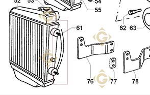 Spare parts Shroud 2569467 For Engines LOMBARDINI, by marks LOMBARDINI