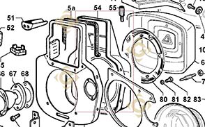 Spare parts Shroud 2569116 For Engines LOMBARDINI, by marks LOMBARDINI