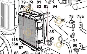 Spare parts Shroud 2569478 For Engines LOMBARDINI, by marks LOMBARDINI