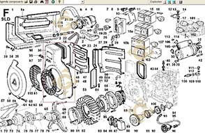 Spare parts Shroud 2569224 For Engines LOMBARDINI, by marks LOMBARDINI