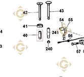 Valve Guide 4845080 engines LOMBARDINI