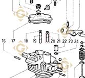 Valve Guide 4845160 engines LOMBARDINI