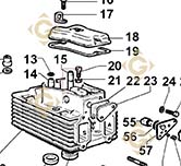 Valve Guide 4845162 engines LOMBARDINI