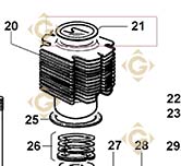 Head Gasket 0,80 4730083 engines LOMBARDINI