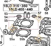 Head Gasket 1,2 4730756 engines LOMBARDINI