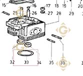 Head Gasket 0,80 4730022 engines LOMBARDINI